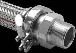 Flex-ing&#xAE;&#x20;Stainless&#x20;Steel&#x20;Flexible&#x20;Connector&#x20;2in&#x20;x&#x20;15in